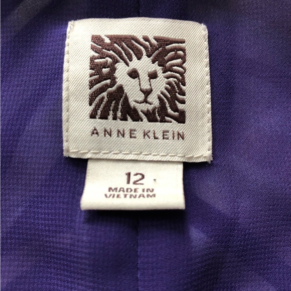 Anne Klein Palm Leaf Print Sleeveless Maxi Dress Size 12 - Picture 3 of 12